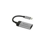 49143 c�ble vid�o et adaptateur 0, 1 m usb type - c hdmi noir, argent