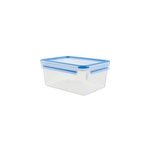 508546 bo�te herm�tique alimentaire rectangulaire 3, 7 l transparent 6 pi�ce(s)