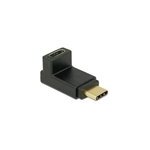 65914 changeur de genre de cble 1 x usb type - c male 1 x usb 3. 1 gen 2 type - c female noir, adaptateur ...