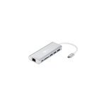 76788 hub & concentrateur usb type - c 5000 mbit / s argent, adaptateur