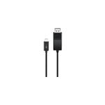 79295 cble vido et adaptateur 1, 2 m usb type - c displayport noir