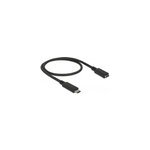 85532 câble usb 0, 5 m usb 3. 2 gen 1 (3. 1 gen 1) usb c noir, câble d''extension 85532 câble usb 0, 5 m usb 3. 2 gen 1 (3. 1 gen 1) usb c noir, câble d''extension