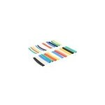 86279 range - cbles plateau de cbles noir, bleu, vert, rouge, jaune 50 pice(s), gaine thermortractable ...
