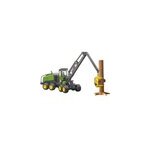 Abatteuse john deere 1270g avec 1 tronc d''arbre, mod�le r�duit de voiture
