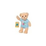 Baby born bear blue, peluche