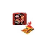 Bakugan baku - tin avec special attack mantid, figurine articule personnalisable rotative et bote de ...