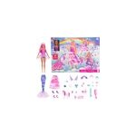 Barbie - calendrier de l avent avec poup�e mode et 24 surprises