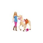 Barbie cheval et poupe