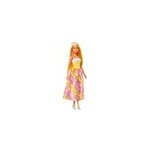 Barbie - poupe royale avec des mches dans les cheveux, jupe imprime papillon