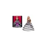 Barbie signature - 65th anniversary collectible - blond hair, black and white gown, poupe
