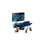 Batman - batman avec la batmobile contre harley quinn et mr. freeze, jouets de construction