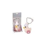 Biberon pour b�b�s avec hochet � l''int�rieur et clip, lavable, bouteille de b�b�