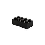 Bote  lunch lego noir, bote de rangement