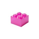 Brique de rangement lego 4 couvercle sup�rieur paillet�, bo�te de rangement