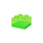 Brique de rangement lego 4 couvercle sup�rieur translucide, bo�te de rangement