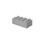 Brique de rangement lego 8 gris, bote de rangement