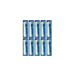 Brosses de rechange oral - b pro crossaction, lot de 10, t�te brosse � dent �lectrique