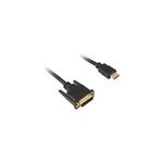 Câble adaptateur hdmi > dvi - d (24 + 1) Câble adaptateur hdmi > dvi - d (24 + 1)