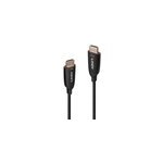 C�ble hdmi 8k60 hybride fibre optique 20m