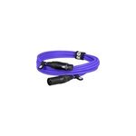 C�ble xlr premium xlr3m - pu violet