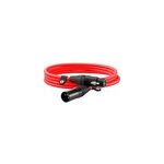 C�ble xlr premium xlr3m - r rouge