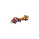 Camion mack granite avec chargeur surbaissé et jcb 4cx, modèle réduit de voiture Camion mack granite avec chargeur surbaissé et jcb 4cx, modèle réduit de voiture