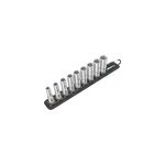 Ceinture b jeu de douilles deep 1, avec entranement 3 / 8 ; , 9 pices, cls mixtes  cliquet