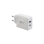 Chargeur rapide double usb - c pd 30 watts