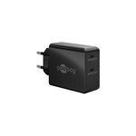 Chargeur rapide usb - c double 36 watts, pd
