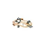 Circuit rail route transport de roches, train