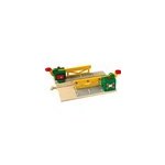 Circuit de train en bois - passage � niveau magnetique