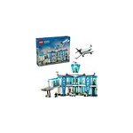 City a�roport avec avion, jouets de construction