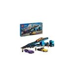 City - le camion de transport de voitures de sport, jouets de construction