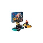 City - les karts et les pilotes de course, jouets de construction