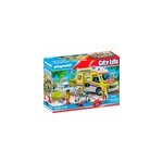 City life - ambulance avec effets lumineux et sonore, jouets de construction