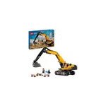 City - la pelleteuse de chantier jaune, jouets de construction