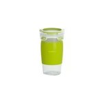 Clip & go bote de rangement alimentaire 0, 45 l plastique vert, transparent 1 pice(s), gobelet