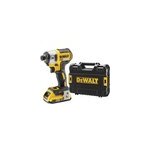 Dcf887p2 - qw cl pneumatique 1 / 4 ; 3250 tr / min 205 nm noir, jaune 18 v, visseuse  choc