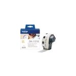 Dk - 11218 tiquette ronde prdcoupe - papier, ruban