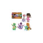 Dora - coffret cadeau amis fantastiques - 5 figurines avec l hrone, babouche tico vra et le trio fiesta ...