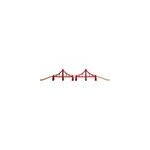 Double pont suspendu, train Double pont suspendu, train