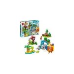 Duplo city - familles d''animaux sauvages 3 - en - 1, jouets de construction