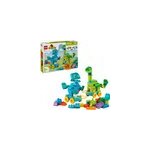 Duplo - dinosaures 3 - en - 1 sur roues, jouets de construction