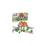 Duplo - set d''extension: les rails et le pont du train, jouets de construction