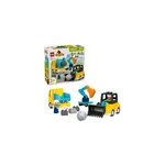 Duplo town v�hicules de construction - set 3 en 1, jouets de construction