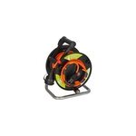 Enrouleur de c�ble de jardin garant g bretec ip44, 1 prise, tambour � c�ble