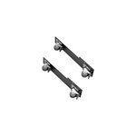 Ensemble de 2 roulettes pivotantes � 360� connect�es sst - rac - srw - 002, bo�tier en rack