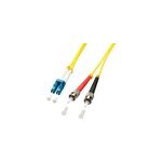 Fibre optique duplex lc / st os2, 2m, c�ble