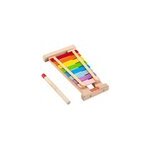Fisher - price - xylophone en bois, instrument de musique avec 2 pi�ces, jouets musique