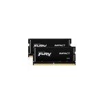 Fury 32gb 6400mt / s ddr5 cl38 sodimm (kit de 2) impact xmp, m�moire vive